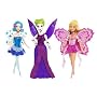 Barbie Fairytopia Magic of the Rainbow Mini Dolls Gift Pack with Laverna, Elina, Azura Doll Set