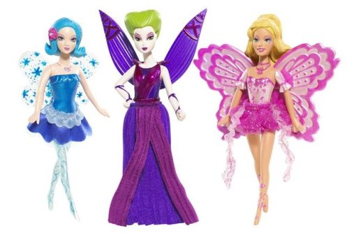 Barbie Fairytopia Magic of the Rainbow Mini Dolls Gift Pack with Laverna, Elina, Azura Doll Set 51K1f6mVD6L Barbie Fairytopia Magic of the Rainbow Mini Dolls Gift Pack with Laverna, Elina, Azura Doll Set