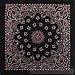 Black Red & White Paisley Bandana