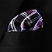 SHLAX&WING Checked Plaids Purple Hanky Mens Neckties Silk Pocket Square Suit Gift