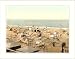 FRAMED - Building sand castles Westerland Sylt Schleswig-Holstein Germany, c. 1890s