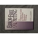 error free writing a lifetime guide to flawless business writing
