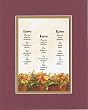 Touching and Heartfelt Poem for Loving Partners - Love...Love...Love Poem on 11 x 14 inches Double Beveled Matting