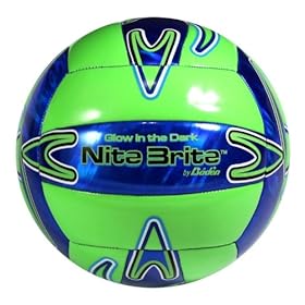  Baden Nite Brite Official Size 5 Cushioned Glow-in-the-Dark Volleyball