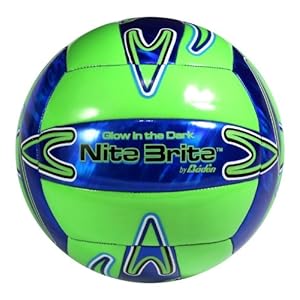 Baden Nite Brite Official Size 5 Cushioned Glow-in-the-Dark Volleyball