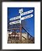 1920s Filling Station, Historic Route 66, Luther, Oklahoma Framed Art Poster Print by Richard Cummins, 18x22