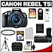 Canon EOS Rebel T5i Digital SLR Camera & EF-S 18-135mm IS STM Lens with 32GB Card + Battery + Case + BG-E8 Grip + Filter + Remote + Tripod + Accessory Kit