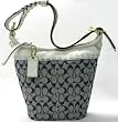 AUTHENTIC COACH BLEECKER SIGNATURE RESORT DENIM DUFFLE 11586