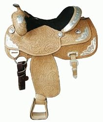 Western Silver Show Saddle