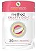 method Smarty Dish Dishwasher Detergent, Pink Grapefruit, 20 ct