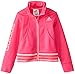 adidas Little Girls' Track Jacket, Pink Glo, 6