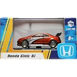 1:87 HO SCALE HONDA CIVIC SI (BROWN) Hot Wheels Vehicle & Acrylic Display Case by Hot Wheels