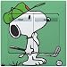 Decor Art Light Switch Plate Cover Sticker Snoopy, Golf