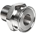 Parker Sanitary Tube Fitting, Stainless Steel 304, Adapter, 1" Tube OD x 1" NPT Male