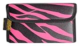Roo Beauty Zebra Pink Double Hairdressing Scissor Wallet