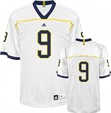 Michigan Wolverines Football Jersey adidas #9 White Replica