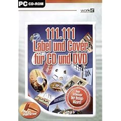 111.111 Label und Cover f�r CD und DVD. CD-ROM f�r Windows ab 98. Der Design-Wizard.