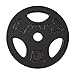 CAP Barbell Standard 1-Inch Grip Weight Plates, Single, Black, 5 lb