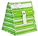 Lunchskins Reusable Lunch Tote, Green Stripe
