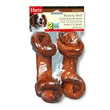 Hartz 7-Inch Roundknot Bones, Hickory Beef Flavor, Pack of 2