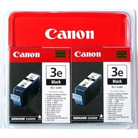 Click here to buy Canon BCI-3e Black Twin Pack 4479A271 by Canon.