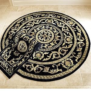 Black Wallace Wool Area Rug - 2' x 3' - Frontgate