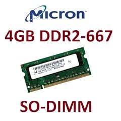 Micron Original 4 GB 200 pin DDR2-667 SO-DIMM (667Mhz, PC2-5300U, CL5) f�r DDR2 Notebooks + 2007 / 2008 Apple MacBook + MacBook Pro Modelle