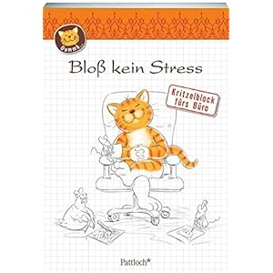 Oommh-Katze: Bloß kein Stress: Kritzelblock fürs Büro