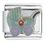 Baby Carriage Italian Charms Bracelet Link