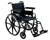 Drive Viper Deluxe High Strength, Lightweight, Dual Axle 16  Wheelchair with Flip Back Desk Arms *Free Home Delivery!