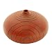 EXP Handmade Mottled Crimson Terracotta Gourd Vase With Line Etchings
