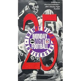 ABC's Monday Night Football Twenty-Fifth Anniversary  [VHS]