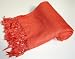 Pashmina Scarf Shawl Wrap Throw Burnt Orange