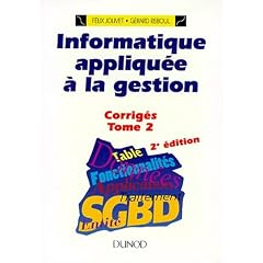 Informatique appliqu�e � la gestion
