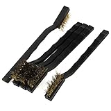 uxcell　チューブブラシ　注ぎ口洗い　　17cm長さ　ステンレス　スチール　クリーン　5本いり