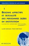 Besoins affectifs et sexualit� des personnes �g�es en institution : Le Savoir et le 