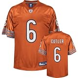 Men's Chicago Bears #6 Jay Cutler Alternate Replica Jersey