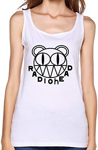 Herrys Radiohead Band Logo Women's Tank Top White Medium