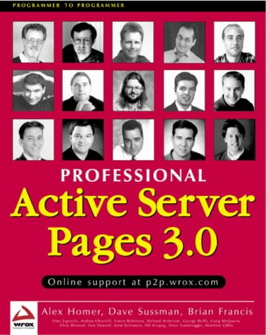 City Travel Guides Discounted  Books : Professional Active Server Pages 3.0 (Programmer to Programmer)