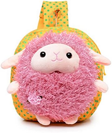 Moon Soul Kids Baby Cartoon Sheep Shoulder School Bag Backpack Yellow