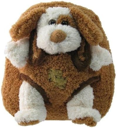 NWT Kreative Kids Plush Animal Backpack With Removable Plush (3 Years and Up) (Brown Puppy)