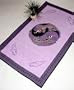 Purple Yin Yang Dragon Indian Bedspread, Twin Size