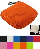 Assorted Colors - Hard Shell Nylon Carrying Case + Screen Protector for Garmin nüvi 350 360 and More 3.5-Inch Portable GPS Navigator (NOT Comaptible with W Widescreen Edition)