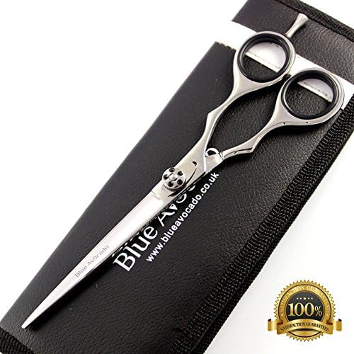 Professional Razor Edge Series-Barber Hair Cutting Scissors/Shears 5 different Sizes,Right-Handed Hair Cutting Scissors + Free Accessories &amp; leather case (6.5")
