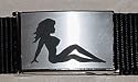 Buckle Down MUDFLAP BELT Buckle with Your Choice of Webbing Colors