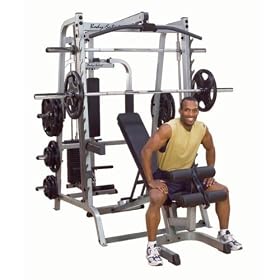 Body Solid Series 7 Smith Gym System w/ F.I.D. Bench