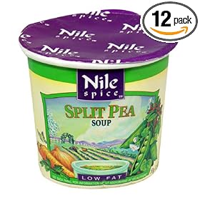 Nile Spice Split Pea Soup, Low Fat,  1.8-Ounce Cups (Pack of 12)