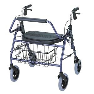 Nova Ortho-Med Mighty Mack 4216 Rolling Walker - Blue