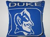 DUKE BLUE DEVILS Soft Knit Team Logo Throw Pillow 18 x 18 x 6