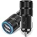 2Pack Car Charger, ShuoGe? 2.1A/24W 2-Port USB Car Charger, Rapid Titanium Smart Car Charger Auto Adapter for iPhone 6 Plus/6/5S/5/4, iPad, Ipod, Samsung Galaxy, Smart Phone, Tablets (Black)